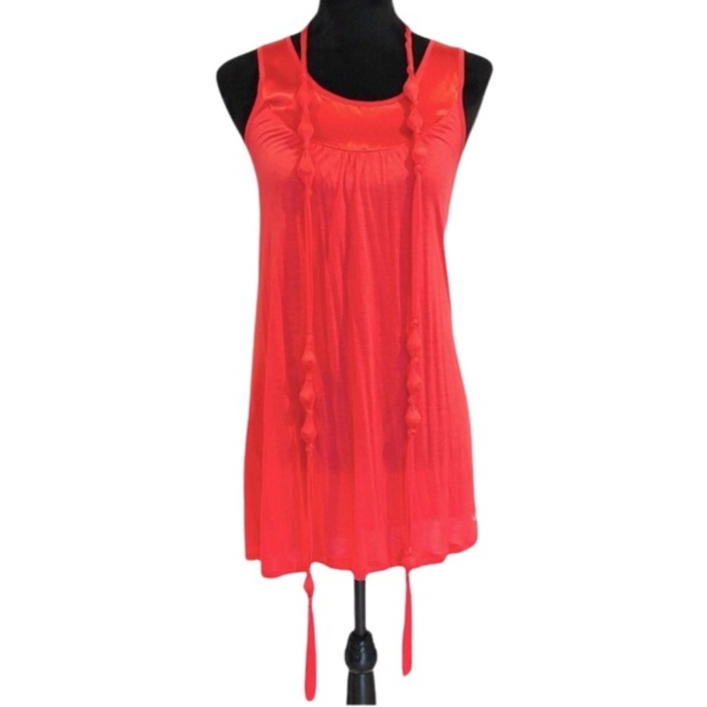 Summer top tunic with scarf